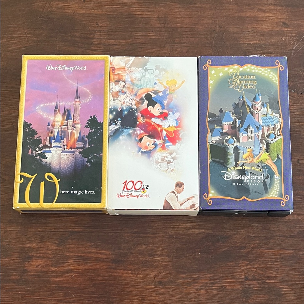 Disney Vacation planning videos 2002-2003